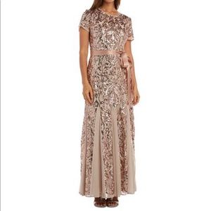 New Champagne R&M Richards plus size Maxi dress!